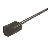 Loops 110 x 520mm Clay Breaker Spade Bit - Hilti TP805 TE905 TE1000 - Impact Chisel in Metallics Loops Metallics