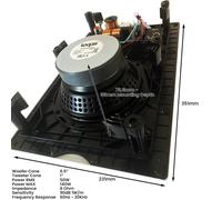 Loops 1100W Bluetooth Sound System & 4x 140W In Wall Speakers - 4 Zone Multi Room Amp Loops Multicolor