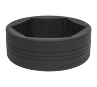 Loops 110mm Commercial 6 Point Impact Socket Bit - 1" Square Drive - Drop Forged Steel in Metallics Loops Metallics