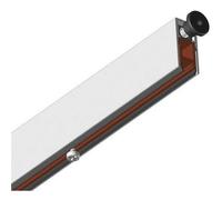 Loops 1130mm Mortice Drop Down Door Seal 37Db - Satin Aluminium Smoke Noise Barrier