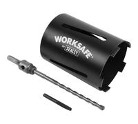 Loops 117mm x 150mm - Dry Diamond Core Drill Hole Saw - Hex Drive Adaptor - Drill Bit Loops Multicolor