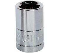 Loops 11mm Chrome Plated Drive Socket - 3/8" Square Drive - High Grade Carbon Steel in Metallics Loops Metallics