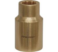 Loops 11mm Non-Sparking WallDrive Socket - 1/2" Square Drive - Beryllium Copper Loops Copper