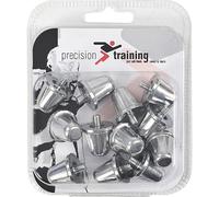 Loops 12 PACK 18mm Alloy Rugby Union Boot Studs - Screw-in Silver Grass Shoe Grips