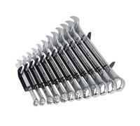 Loops 12 Piece 8mm 19mm Combination Spanner Set In Metal Storage Rack Loops Multicolor