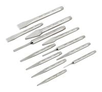 Loops 12 Piece PREMIUM Punch & Chisel Set - Hardened & Tempered - Chromed Steel in Metallics Loops Metallics