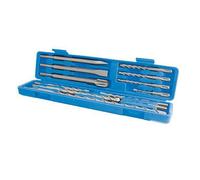 Loops 12 Piece SDS Plus Masonry Drill & Steel Set Drill Chisel Stone Concrete Brick in Metallics Loops Metallics