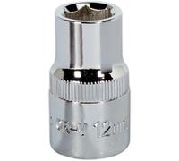 Loops 12mm Forged Steel Drive Socket - 1/2" Square Drive - Polished Chrome Vanadium in Metallics Loops Metallics