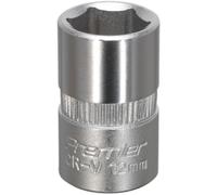 Loops 12mm Forged Steel Drive Socket - 3/8" Square Drive - Chrome Vanadium Socket in Metallics Loops Metallics