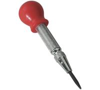 Loops 135mm Heavy Duty Automatic Centre Punch - Spring Loaded Tip - Brass Barrel in Metallics Loops Metallics