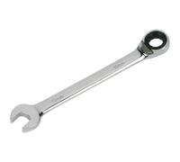 Loops 13mm Reversible Ratchet Combination Spanner - Chrome Vanadium Steel Wrench in Metallics Loops Metallics