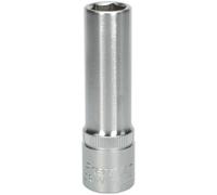 Loops 13mm Steel Deep Drive Socket - 1/2" Square Drive - Chrome Vanadium Socket in Metallics Loops Metallics