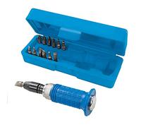 Loops 14 Piece - Handheld Impact Driver Set - Manual Tight Screw Remover - Hammer Strike Chisel | Reversible Action Ratchet Screwdriver Punch Kit - Philips Slotted & Hex Bits