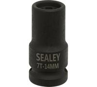 Loops 14mm Brake Caliper Socket - 1/2" Sq Drive - 7-Point Profile - for VAG Vehicles Loops Multicolor