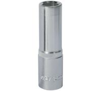 Loops 14mm Steel Deep Drive Socket - 1/2" Square Drive - Chrome Vanadium Socket in Metallics Loops Metallics