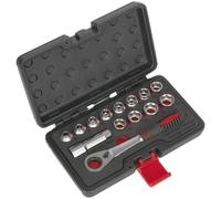 Loops 14pc Low Profile GO-THROUGH Socket Set - 3/4" Metric Square Drive Ratchet Handle Loops Multicolor