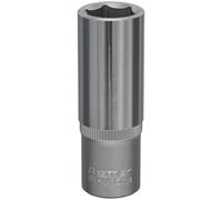 Loops 15mm Forged Steel Deep Drive Socket - 3/8" Square Drive - Chrome Vanadium Socket in Metallics Loops Metallics