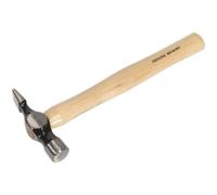 Loops 16oz Joiners Hammer - Hickory Wooden Shaft - Drop Forged Carbon Steel Head in Metallics Loops Metallics