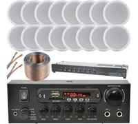 Loops 16X Ceiling Speaker Bluetooth Background Music System Shop Restaurant Kitchen