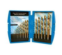 Loops 17 Piece Titanium Coated HSS Drill Set 1mm 9mm Bits Power Drill Accessory Loops Multicolor