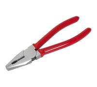 Loops 175mm Combination Pliers - Drop Forged Steel - 30mm Jaw Capacity - Serrated Jaws in Metallics Loops Metallics