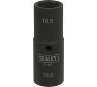 Loops 18.5mm & 19.5mm Double Ended Deep Impact Socket Bit 1/2" Square Drive 80mm Long Loops Multicolor