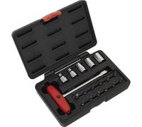 Loops 18 Piece Socket & JIS Bit Set - Compact Motorcycle Bit Set - Storage Case Loops Multicolor
