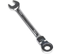 Loops 18mm Flexible Ratchet Combination Spanner - Flexible Ring Head - Chrome Vanadium Loops Multicolor