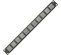 Loops - 19" Vented 1U Blanking Rack Patch Panel-Module Cover Plate Mount-Data Cabinet Flight