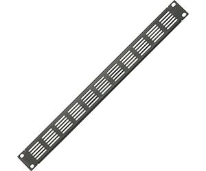 Loops - 19" Vented 1U Blanking Rack Patch Panel-Module Cover Plate Mount-Data Cabinet Flight