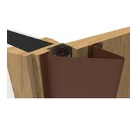 Loops 1950mm Brown Hinge Rear Side Door Finger Protector Strip - Kids Safety Guards