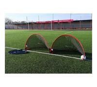 Loops 2 Pack - 180 X 110Cm Pop Up Football Training Goal / Net - Portable Side Game