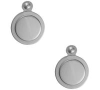 Loops 2 Pack - 31mm Lock Profile Covered Escutcheon 17.5mm Fixing Centres Polished Chrome