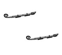 Loops 2 Pack Antique Black Curly Tail Casement Stays - 200mm - Window Peg Bar