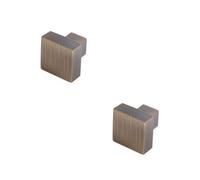 Loops 2 Pack Antique Brass Cupboard Knob For Modern Decor - Kitchen Cabinet Knob