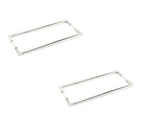 Loops 2 Pack Back To Back Polished Nickel Pull Handle - 425mm - Door Handle