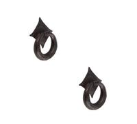 Loops 2 Pack Beeswax Ring Door Knockers - 105mm Elegant Design - External Outdoor Knocker