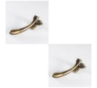 Loops 2 Pack - Bulb Ended Casement Window Fastener - 98mm Handle 45mm Centres Florentine Bronze