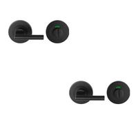 Loops 2 PACK - Disabled Thumbturn Handle With Release With Indicator Matt Black