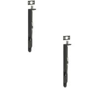 Loops 2 Pack Durable Lever Action Flushbolts In Dark Bronze Finish