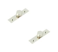 Loops 2 Pack Elegant 30mm Polished Nickel Cupboard Knob For Modern Interiors - Kitchen Cabinet Knob