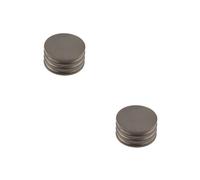 Loops 2 Pack Elegant 40mm Dark Bronze Cupboard Knob For Modern Spaces - Kitchen Cabinet Knob