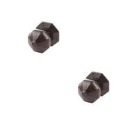 Loops 2 Pack Elegant 73mm Beeswax Centre Door Knob For Timeless Style - External Front Door Knob