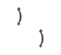 Loops 2 Pack Elegant Beeswax Tear Cabinet Handle 185X50mm For Stylish Interiors - Kitchen Drawer Pull Handle