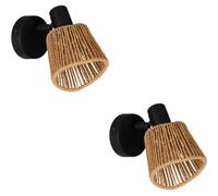 Loops 2 Pack Elegant Black Table Lamp With Modern Design For Contemporary Home Décor