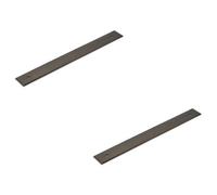 Loops 2 Pack Elegant Dark Bronze Backplate For Cabinet Handle 268X30mm - Kitchen Drawer Pull Handle