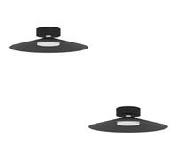 Loops 2 Pack Elegant Modern Black Ceiling Light Fixture For Indoor Use - Perfect For Any Room