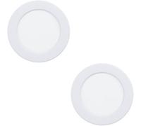 Loops 2 Pack Elegant Modern White Led Ceiling Light For Indoor Spaces - Minimalist Style