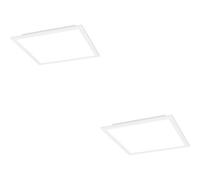 Loops 2 Pack Elegant Modern White Square Ceiling Light For Any Indoor Space