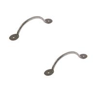 Loops 2 Pack Elegant Pewter Bow Cabinet Handle 127X35mm - Kitchen Drawer Pull Handle